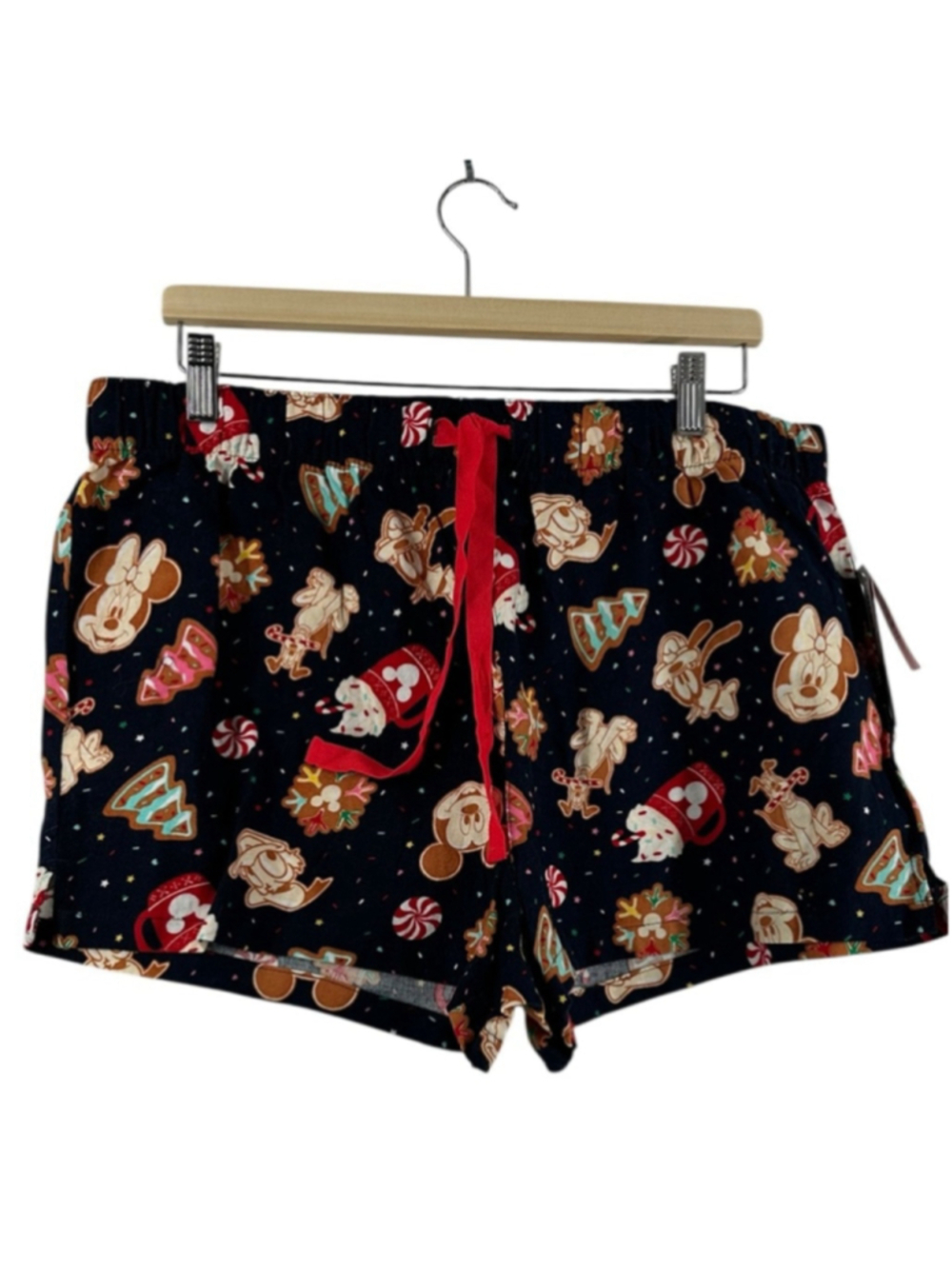 Old Navy Disney flannel boxer shorts pajama goofy mickey Minnie Donald Duck lg - Picture 2 of 9